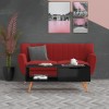VidaXL Măsuță cafea, negru extralucios, 100x49,5x43 cm lemn prelucrat 326793