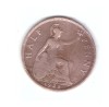 Moneda Marea Britanie 1/2 penny 1929, stare buna, curata, Europa, Bronz