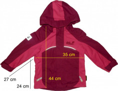 Geaca outdoor JACK WOLFSKIN membrana Texapore (copii 92 cm) cod-447302 foto