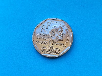 2 Francs 1998 Franta-in realitate arata bine foto