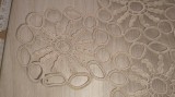 Cumpara ieftin MILEU MACRAME VECHI LUCRAT MANUAL APROX 40 X 30 CM