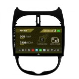 Cumpara ieftin Navigatie Peugeot 206 (1998-2012), Android 12, E-Octacore 2GB RAM + 32GB ROM, 9 Inch - AD-BGE9002+AD-BGRKIT262