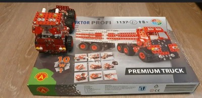 Set construcții - camion cu semiremorcă. Livrare gratuită! foto