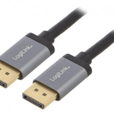 Cablu DisplayPort v1.2 HDCP v1.3 1m tata-tata negru LOGILINK CDA0100
