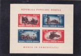 ROMANIA 1948 - MUNCA IN COMUNICATII, COLITA NEDANTELATA, MNH - LP 246