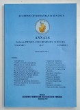 ACADEMY OF ROMANIAN SCIENTISTS , ANNALS , SERIES ON PHYSICS AND CHEMISTRY SCIENCES , VOL. 2 , NUMER 1 , 2017
