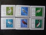 Bulgaria-Fauna ,pasari-serie completa,nestampilate MNH