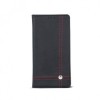 Husa Flip Carte Smart Focus Samsung Galaxy S8 Plus G955, Neagra cu Rosu