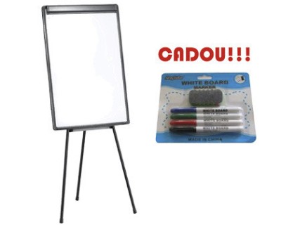 FLIPCHART MAGNETIC START 70x100 cm + CADOU!!! (SET 4 MARKER WHITEBOARD + BURETE) foto