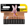 Set baterii alcaline Duracell, LR03 (AAA), 12 bucati