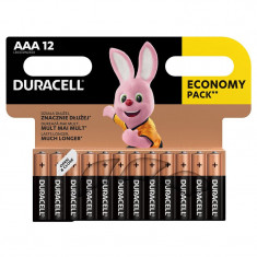 Set baterii alcaline Duracell, LR03 (AAA), 12 bucati foto