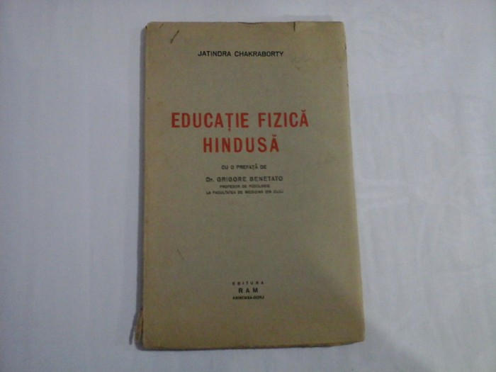 EDUCATIE FIZICA HINDUSA - JATINDRA CHAKRABORTY