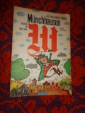 Munchhausen - Gottfried August Burger / carte ilustrata copii ,90pagini