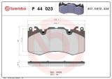 BREMBO P 44 023 PRIME LINE set placute frana,frana disc