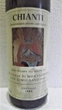 B- 41 vin chianti fattoria di montagnana, DOC, recolatare 1980 cl 75 gr 12, Sec, Rosu, Europa