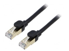 Patch cord F/UTP 5m 28AWG cu PVC negru foto