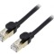 Patch cord F/UTP 5m 28AWG cu PVC negru