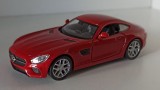 Macheta Mercedes AMG GT (C190) 2015 rosu - Welly 1/36, 1:32