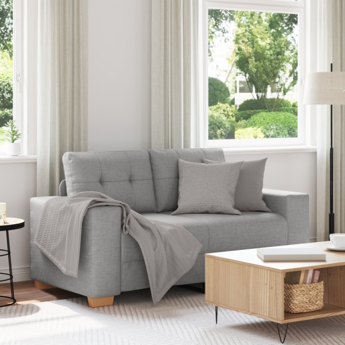 Canapea loveseat Gossi gri cloud, 120 cm, material