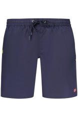 Norway Pantaloni scurti de baie barbati simplii cu logo, bleumarin, M
