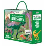 Cunoaste, invata si exploreaza - Puzzle Dinozauri (205 piese) PlayLearn Toys, Sassi