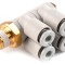 Racord Push-In 90&deg; Filetat 1-10 bar 5-60&deg;C
