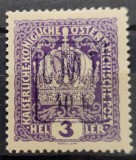 40/3 Heller MH - Supratipar CMT - Ocupatia romana in Pocutia 1919