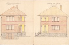 A1154 Schiță de casă, Rom&acirc;nia, perioada comunistă