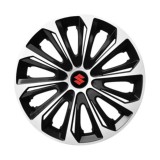 Set 4 capace roti Extra strong silver R15 Compatibil Cu Suzuki, Autohelix MSA