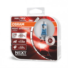 Set becuri H4 Osram Night Breaker Laser Next Generation +150% 9953 foto