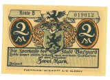 17 - Jeton GERMANIA - 2 Mark - 1921 UNC ( 9 / 6 cm )