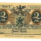 17 - Jeton GERMANIA - 2 Mark - 1921 UNC ( 9 / 6 cm )