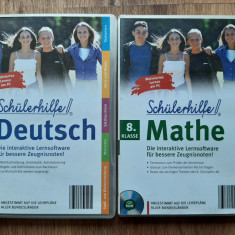 CD pregatire invatare limba germana matematică Schülerhilfe lot 2 buc.