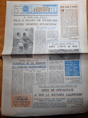 sportul 20 noiembrie 1987-sportul studentesc in UEFA,poli timisoara ion ionescu foto