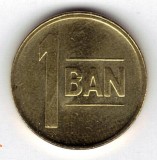 Moneda Romania 1 Ban 2007, UNC, Noua din Fisic, Numismatica