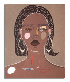 Cumpara ieftin Tablou decorativ Tribal -B, Mauro Ferretti, 80 x 100 cm, lemn de pin/canvas