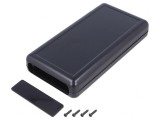 Carcasă ABS neagră 70mm x 135mm x 24mm UL94HB