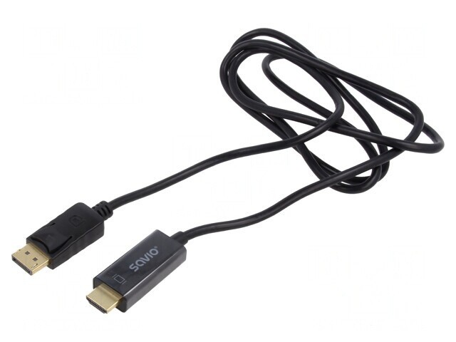Cablu HDMI 1.4 DisplayPort 1.5m Negru