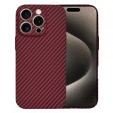 Husa pentru Apple iPhone 15 Pro Max, Techsuit, Carbonite FiberShell, Rosie