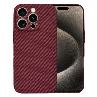 Husa pentru Apple iPhone 15 Pro Max, Techsuit, Carbonite FiberShell, Rosie foto