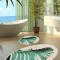 Set Covor de baie (2 bucăți), Verde