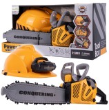 Set fierastrau cu casca si lanterna, MalPlay 111601