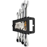 Vorel 52661 - Set chei combinate 10-19 mm 4 bucati clichet reversibil