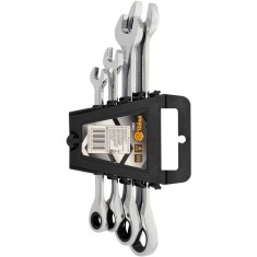 Vorel 52661 - Set chei combinate 10-19 mm 4 bucati clichet reversibil