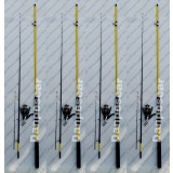 SET 4 Lansete ROBINHAN BOLENTINO PLUS 2.70m + 4 Mulinete SAIMINO X4000