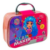Accesorii machiaj si manichiura in gentuta, 16 piese/set