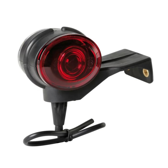 Lampa gabarit camion Ilumia cu prindere L - 2 LED-uri 24V - Alb/Rosu - Stanga Garage AutoRide