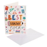 Felicitare Ecru pentru Profesor: Mesaje de Apreciere Unice, CMCLASS