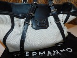 ERMANNO SCERVINO FIRENZE, geanta noua, exclusivista, deosebita ceas nou dama cadou, Geanta mana, Asemanator piele