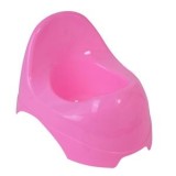 Olita pentru copii cu spatar, roz, plastic, 23x26x22.5 cm, CMCLASS